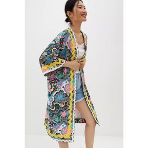 New Anthropologie CeliaB Paisley Floral Jacket One Size